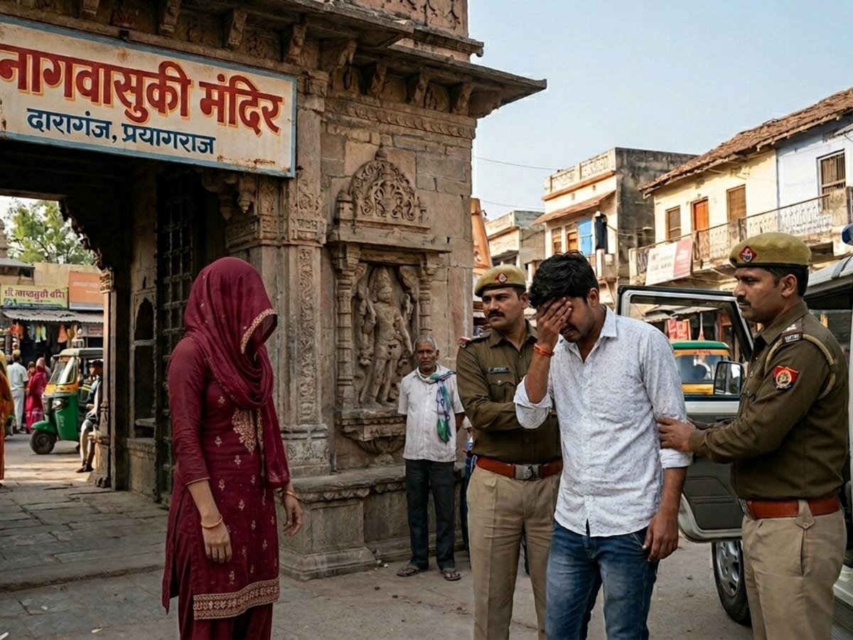 इंस्टाग्राम वाली गर्लफ्रेंड निकली अपनी ही पत्नी, चेहरे से दुपट्टा हटाते ही उतरी इश्कबाजी, उठा ले गई पुलिस