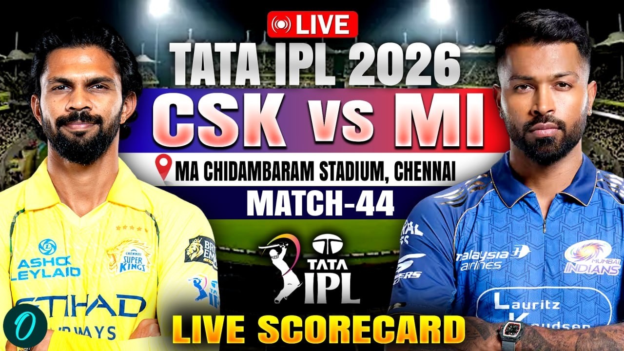 Live IPL: Chennai vs Mumbai, IPL 2026 | Live Cricket Match | CSK vs MI | CSK vs MI LIVE Match Today