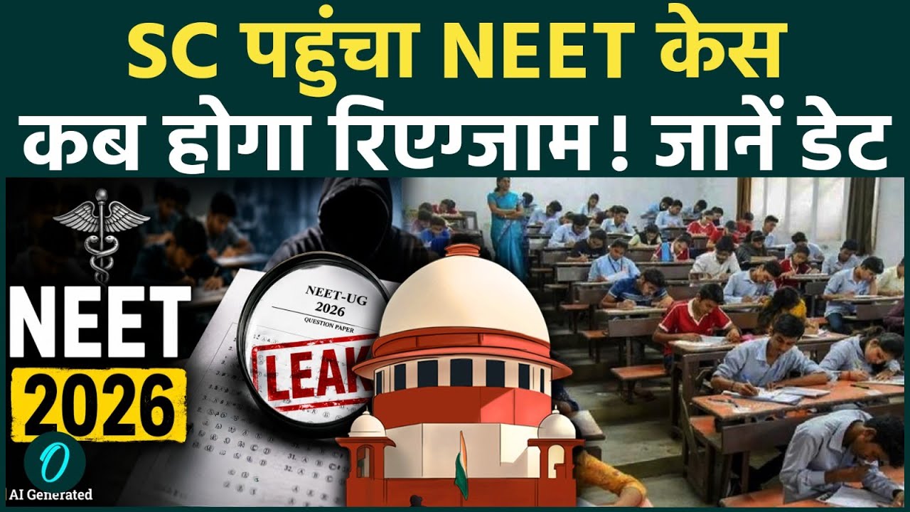 NEET Paper Leak Cae पहुंचा सुप्रीम कोर्ट, कब होगा Re-Exam? 22 लाख छात्रों के लिए आया बड़ा अपडेट