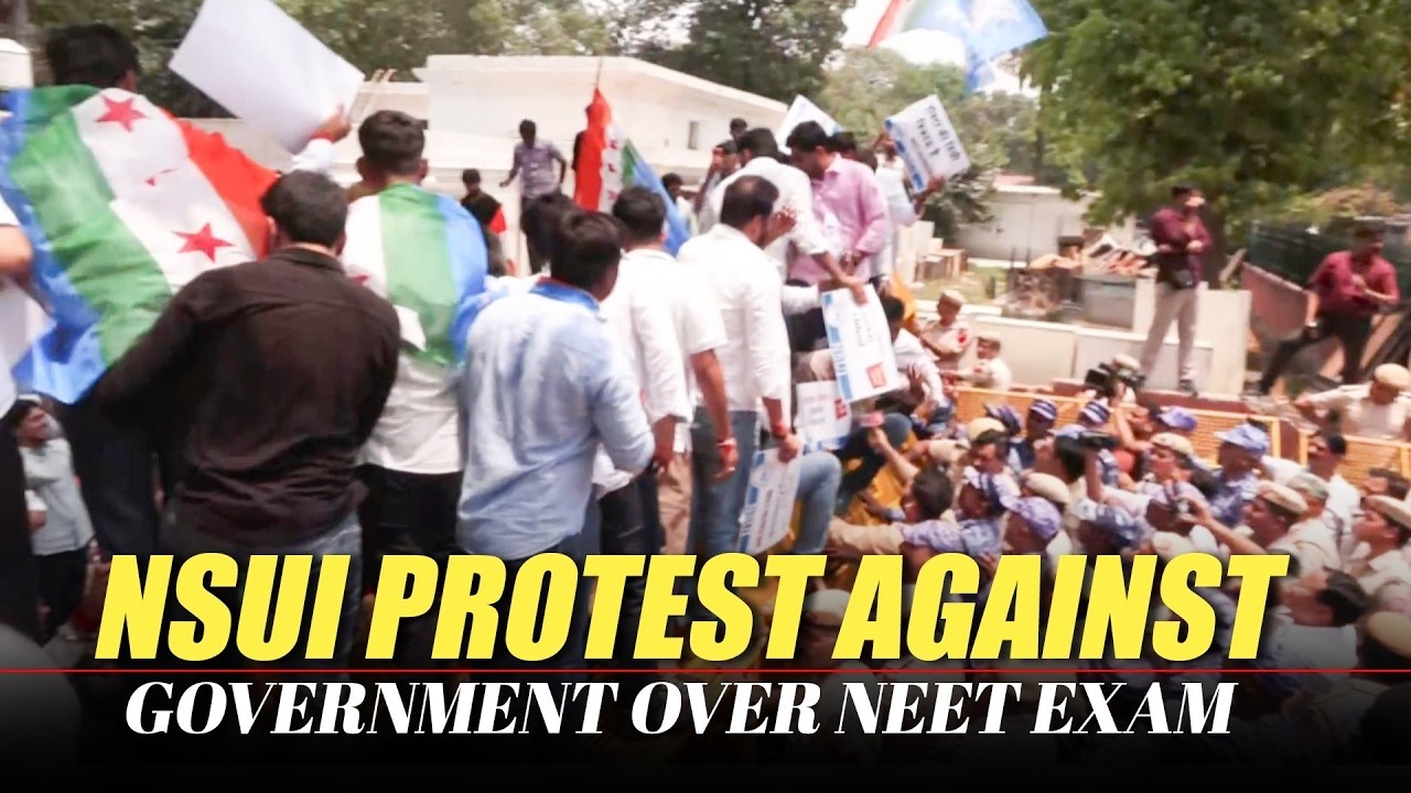 NEET UG 2026 Cancelled LIVE NEET UG 2026 Paper Leak के खिलाफ NSUI का बड़ा प्रदर्शन Delhi News 210947 7dc0b
